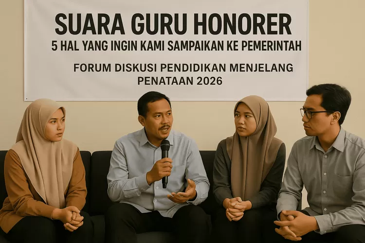 Suara Guru Honorer Menggema: Aksi, Forum Dialog, dan Tuntutan Kebijakan yang Lebih Berpihak